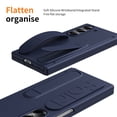 thumbnail image 2 of Decase for Samsung Galaxy Z Fold 7 5G 2025 Hybrid Case with Hand Strap, Rugged Fold7 Hand Strap Case with Kickstand+Screen Protector,All-Inclusive Shockproof Protection Cover for Z Fold 7 5G,Blue, 2 of 7