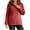 Red, variant on ClodeEU Women's Hooded Fleece Lined Jacket, Full Zip Warm Winter Outerwear with Side Pockets ,Women's S-XXXXL