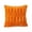 B008- Orange, variant on Fluffy Throw Pillow, Tufted Lumbar Pillow, Fuzzy Decorative Pillow, Plush Cushion, Faux Fabric, 17X17 In, Cozy Accent Cushion, Neutral Home Decor, Decorative Throw Pillow Covers,