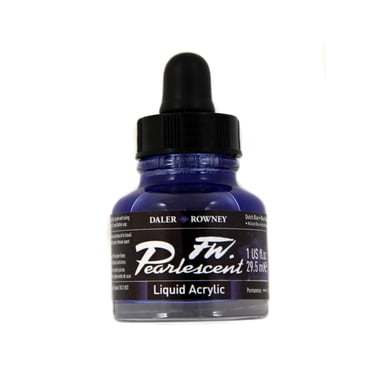 Daler-Rowney FW Acrylic Artists' Ink - Brilliant Yellow, For Airbrushing, Brushing On Multiple Surfaces