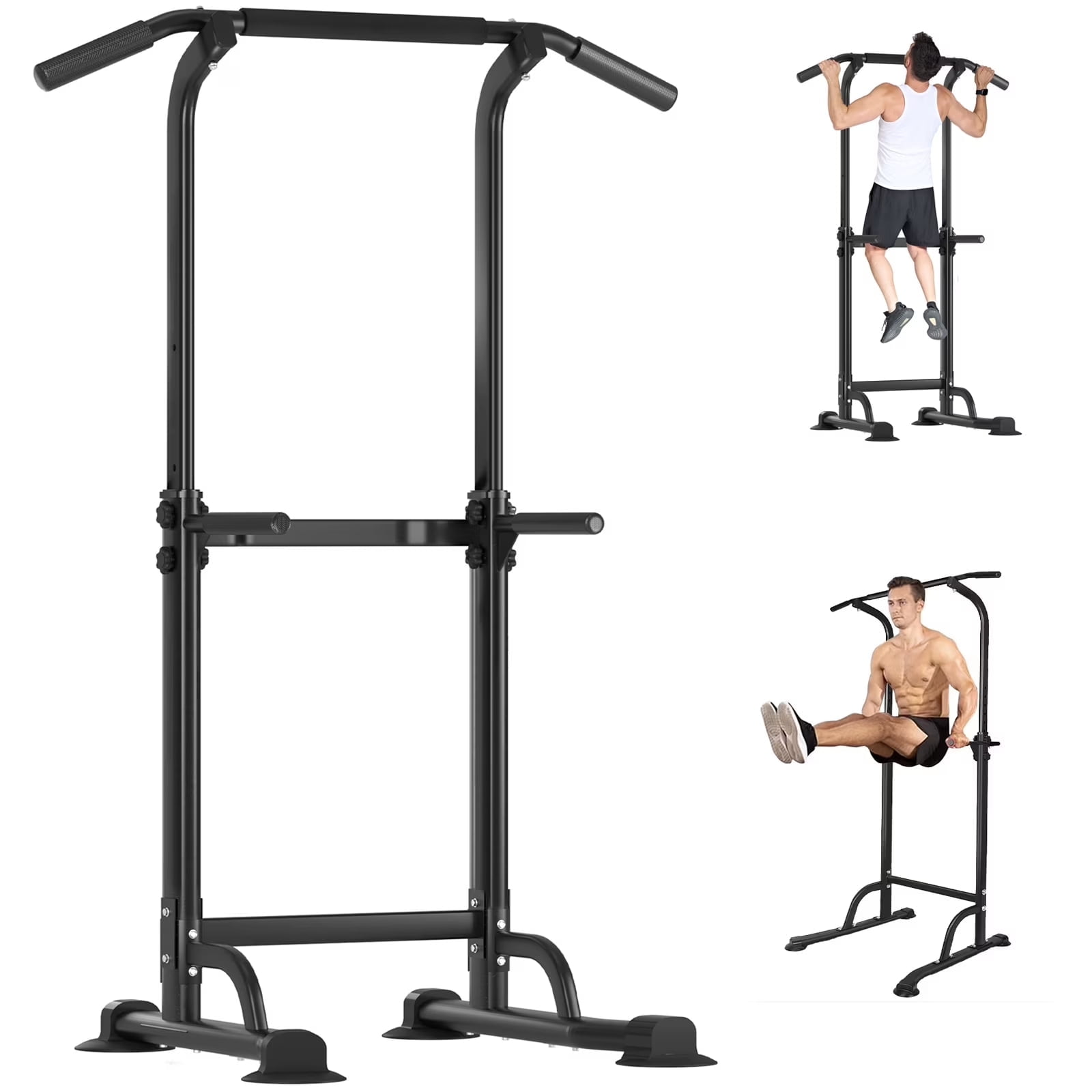 スポーツ Pull up/Dip rack PROHIKER Power Tower Dip Station, Pull Up Bar Stand Power Rack