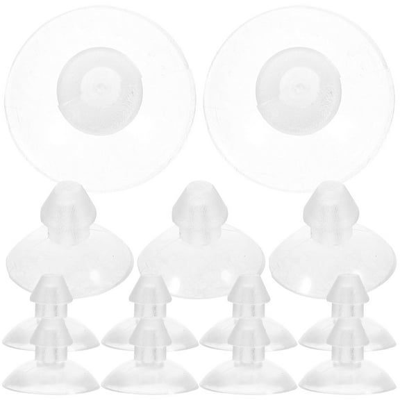 Ferencaa 100pcs Suction Cup Pads Without Hook Furniture Suction Cup Accessories Wall Hanger Suction Cups