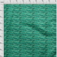 thumbnail image 3 of oneOone Viscose Jersey Aquamarine Green Fabric Crocodile Animal Skin Fabric For Sewing Printed Craft Fabric By The Yard 60 Inch Wide, 3 of 5