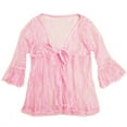 thumbnail image 1 of Wenchoice Pink Lace Wrap Top M(3-4Y), 1 of 2