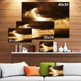 thumbnail image 3 of Dramatic Sunset with Sunrays - Landscape Canvas Art Print, 3 of 4