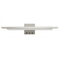 thumbnail image 3 of Cal Lighting Newry Metal & Acrylic Wall Sconce in Brushed Steel Silver, 3 of 3
