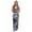 Black Tie Dye Stripe, variant on Just Love Racer Back Solid Tank Dress with Bungee (Navy Solid Dress, Large)