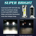 thumbnail image 6 of For Honda HR-V 2016 2017 2018 HRV LED Headlight Bulbs H4 9003 High/Low Beam White, 6 of 14