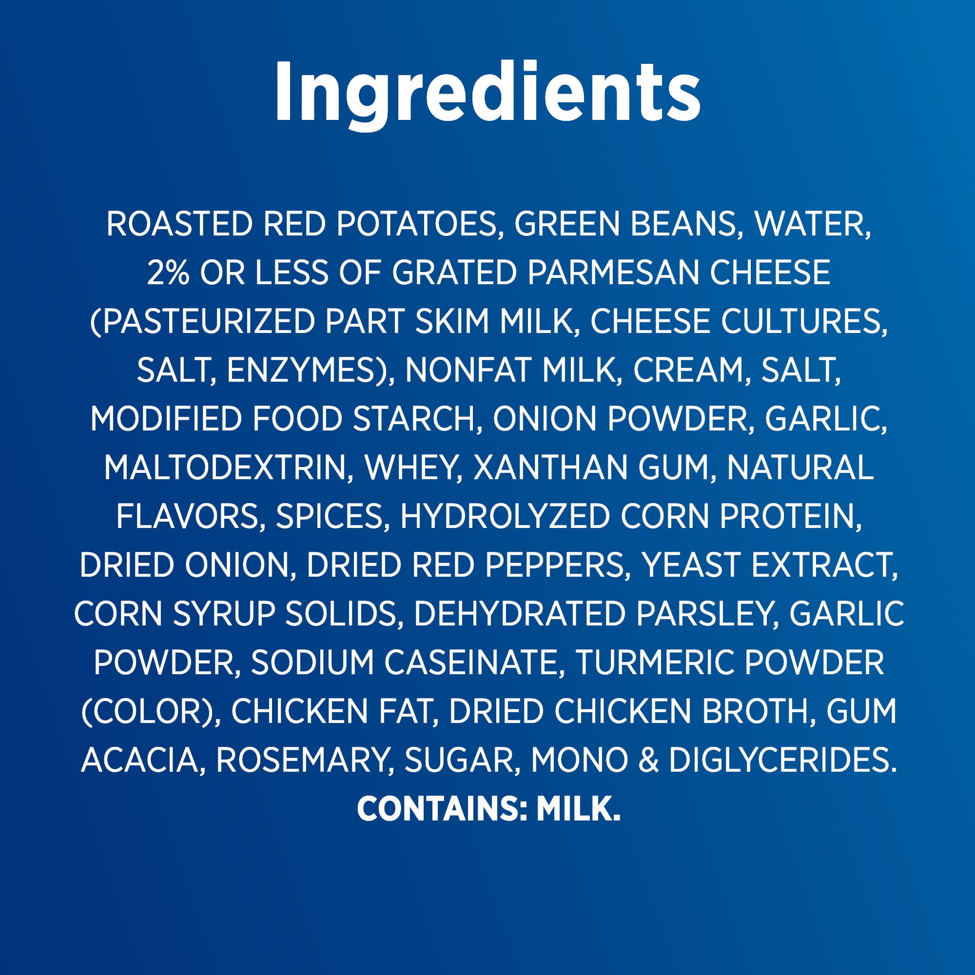 Birds Eye Steamfresh Parmesan Garlic Roasted Red Potatoes & Green Beans, Frozen Side, 10.8 oz. Bag