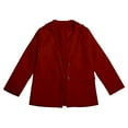 thumbnail image 2 of Kiijoy Big Girls Suit Jacket Long Sleeve Lapel Open Front Casual Waistcoat, Sizes 5-14, 2 of 8