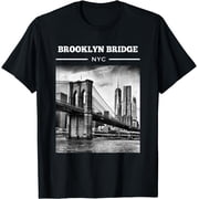 Brooklyn Bridge New York City shirt NYC Gifts Men Women T-Shirt Black Large