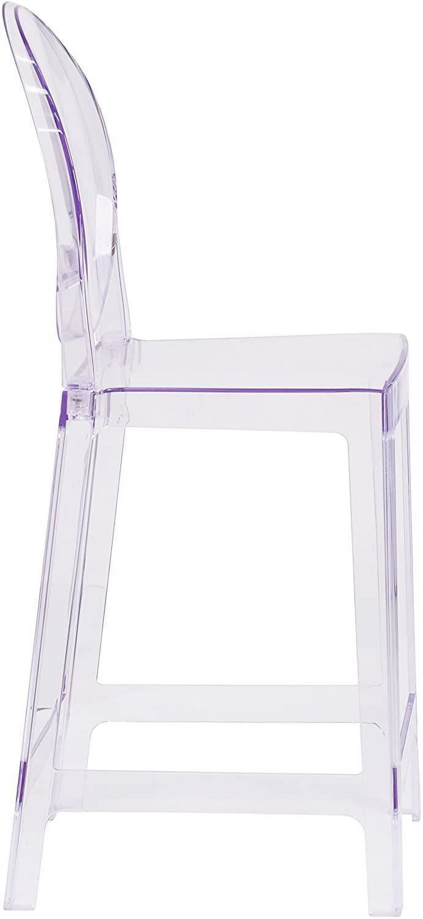 Nicer Furniture tabouret de comptoir moderne transparent