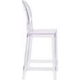 thumbnail image 2 of Nicer Furniture tabouret de comptoir moderne transparent, 2 of 4