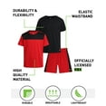thumbnail image 2 of RBX Boy's Active Shorts Set Performance T Shirt and Athletic Basketball Shorts, 3 Piece, Size 4-12, 2 of 7