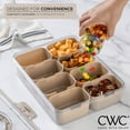 thumbnail image 4 of COOK WITH COLOR Snackle Box for Kids Lunch Box and Snack Container, Brown, 4 of 11