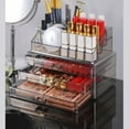 thumbnail image 6 of Drawer Acrylic Clear Makeup Storage Organizer Large Cosmetic Display Case Stackable Drawers Dresser for Skin Care Makeup Storage, 6 of 7