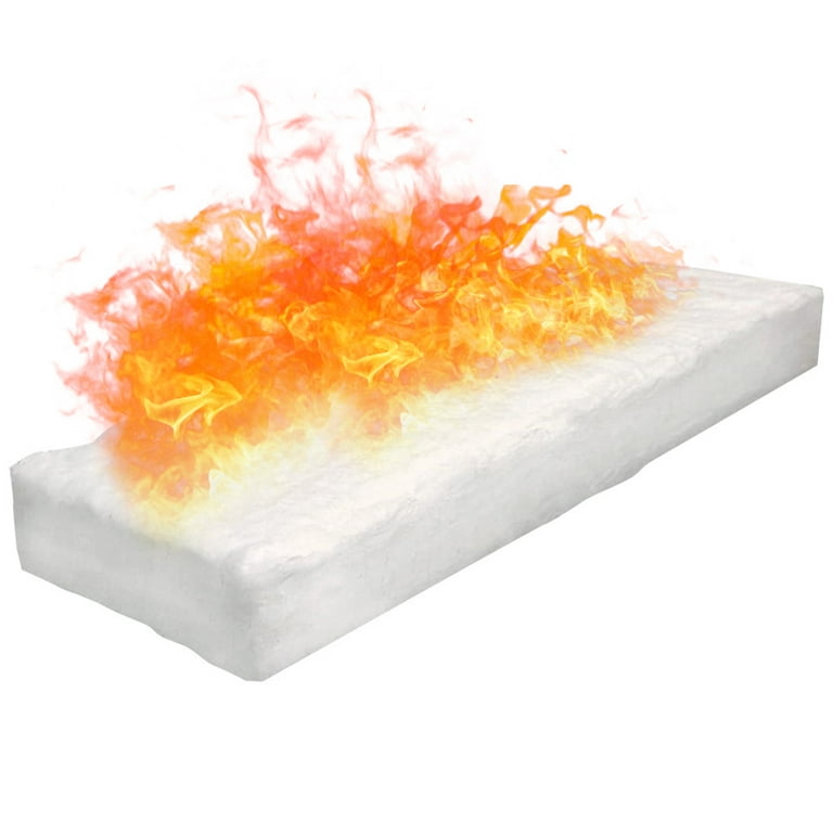 3pc Ceramic Wool Sponge Cotton 30x10x1.5/2.5cm Firplace Firebox Safety Bio  Fire 