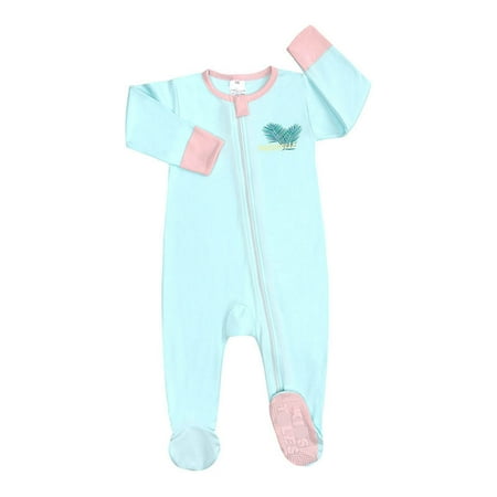 

TUOBARR Spring And Autumn Boys And Girls Long Sleeve Baby One-piece Suit Sole Epoxy Wrap Foot Baby Romper Multi-color (0-18Months)
