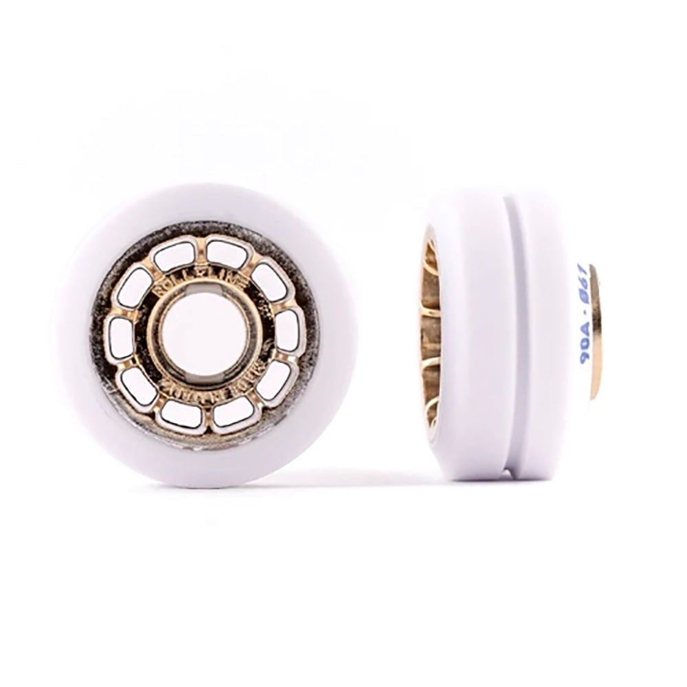 RollLine Ice Dance Roller Skate Wheels (Set of 8, 61mm, Hardness 90A