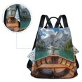 thumbnail image 5 of FORMRS Women's Travel Backpack Purse Anti-Theft Hidden Pockets Casual Shoulder Bag, Lake, 5 of 7