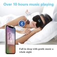 thumbnail image 2 of Bluetooth Sleep Mask 3D Sleeping Mask Auriculares Auriculares de música Auriculares para dormir con altavoz HD incorporado Perfecto para meditación Airplane Side Sleepers, 2 of 7