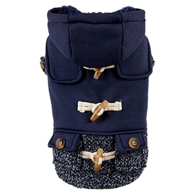 para proteger de Invierno de Perro Gato Ropa Tema Navidad Esltilo Elegante Mascota - Azul XS Navy_XS