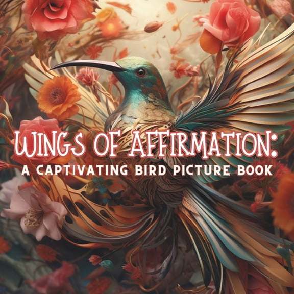 Wings of Affirmation: A Captivating Ethereal Bird and Botanical Creations Picture Book for Adults: A Great Gift for Seni, (Paperback)