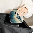 thumbnail image 6 of Whale Period Pouch Sanitary Napkin Organizer Travel Storage Bag - Small Leather Pouch Included, 6 of 6