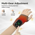 thumbnail image 3 of Wrist Heating Brace, Rechargeable Cordless Heating Wrist Wrap with Heat and Vibration, Portable Hand Wrap Brace to Keep Wrist Warmers Carpal Tunnel Relief Hand Massager, 3 of 11
