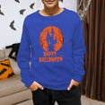 thumbnail image 2 of Ccpelsie Boys Cotton Pullover Crewneck Sweatshirt Long Sleeve Cartoon Shirt Sweaters Tops for Toddler(Blue,6-7 Years), 2 of 4