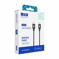 thumbnail image 4 of Blu Element Braided Charge/Sync USB-C to USB-C Cable 4ft 60W Black, 4 of 5