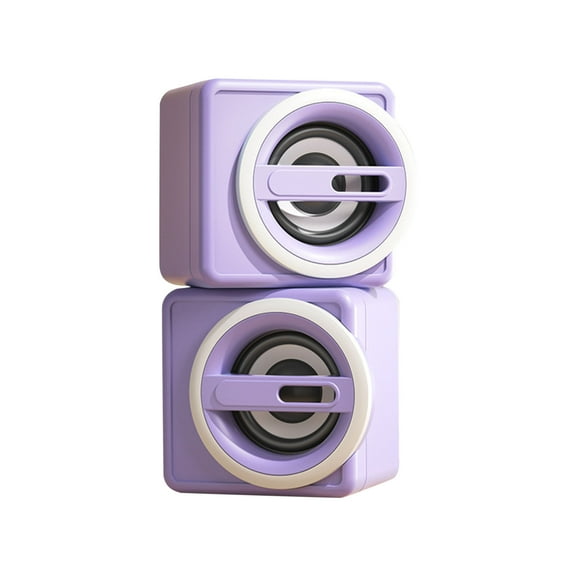 RKZDSR USB Subwoofer Desktop Mini Speaker - Gift Soundbox for Desktops and Laptops