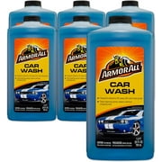 Armor All Foam Action Car Wash - Cleaning Concentrate for Cars & Truck & Motorcycle, 24 Fl Oz Bottles - Pack of 6, 25024