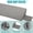 Grey, variant on Long Bolster Triangle Bed Wedge Pillow With Side Pocket, Mattress Headboard Gap Filler Cushion, 3Size Bed Gap Closing Bolster Pillow