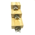 thumbnail image 2 of Bird Cage Perch，Bird Platform，Springboard Wood Platform Stand Rack Suit For Bird Cage Pet Parrot Gerbils,Khaki, 2 of 3