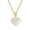 Letter C, variant on Shell Initial Necklaces for Women Heart Letter A-Z Pendant Name Gold Plated Stainless Steel Chain Dainty F Alphabet K Cute Statement Personalized Jewelry Gold G