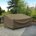 thumbnail image 3 of Budge 74"Wx31"L Black and Tan Patio Sofa Cover, StormBlock™ Hillside, 3 of 9