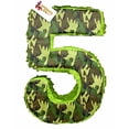 thumbnail image 2 of APINATA4U 20" Tall Green Camouflage Number Five Piñata…, 2 of 3