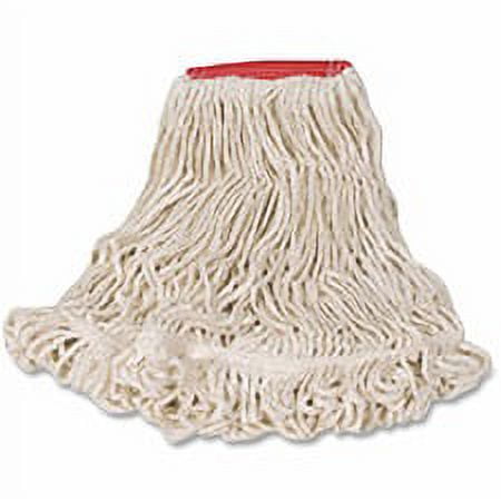 Rubbermaid Commercial Super Stitch Large Blend Mop - Cotton, Synthetic Yarn | Bundle of 5 Each