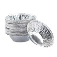thumbnail image 2 of 100 Pcs Moule à Tarte Jetable en Papier D\'aluminium Mini Casserole Plaque de Cuisson pour Tarte, 2 of 5