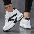 thumbnail image 6 of Women's Platform Sneakers Wedges  Lace Up Shoes Increase Fashion Sneakers for Womens Girls, 6 of 6