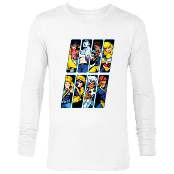 Marvel Studios X-Men ’97 Rise of Jubilee Retro Arcade Game- Long Sleeve T-Shirt for Men - Customized-White
