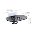 thumbnail image 3 of Harpily 50% Off Clear! Organizer Rack Bathroom Soap Dish Storage Holder Rack Soapbox Plate Tray Drain, 3 of 5