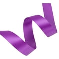 thumbnail image 3 of LaRibbons 7/8" Single Face Satin Ribbon Purple, 100 Yard, 3 of 5