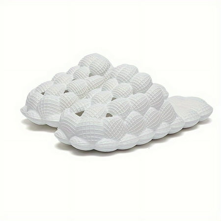 

Unisex Comfort Spa Bubble Slides - Non-slip Golf Ball Textured Beach Sandals for Year-Round Style