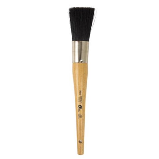 501101900 10 Oval Sash Brush, China Bristle With Wood Handle