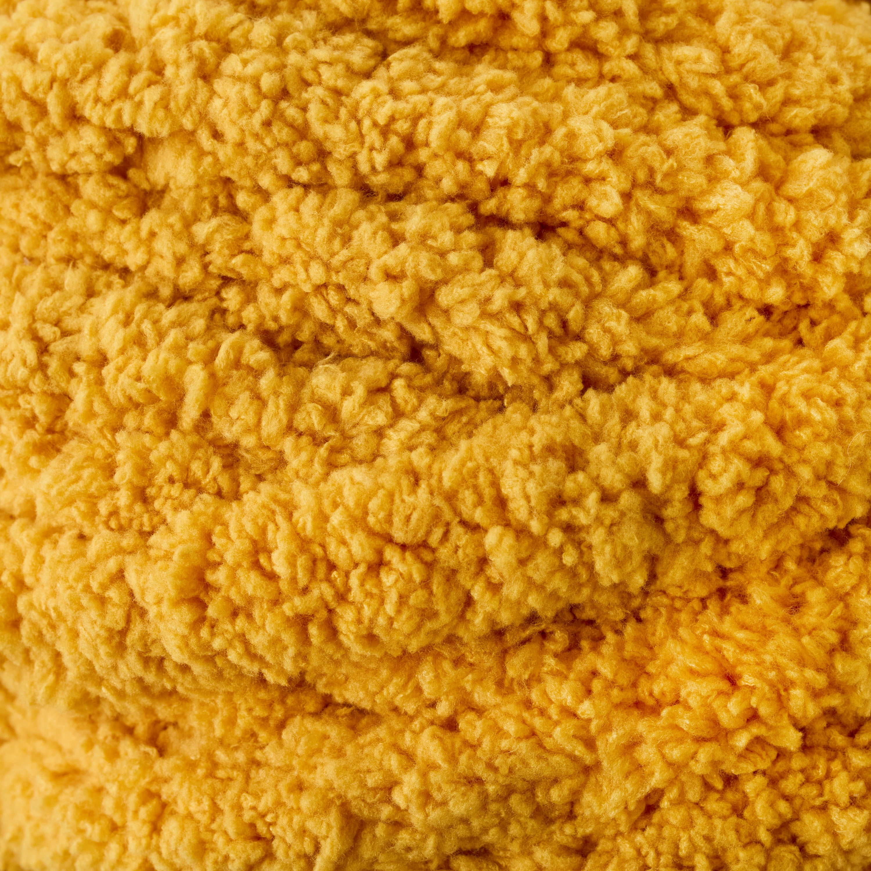 Mainstays Chunky Chenille Yarn, 31.7 yd, Mango, 100% Polyester, Super Bulky