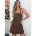 thumbnail image 2 of Vestido de tenis ANRABESS 2025, casual, holgado, marrón, XL, 2 of 7