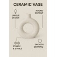 thumbnail image 5 of Ceramic Ring Vase, 5 of 11