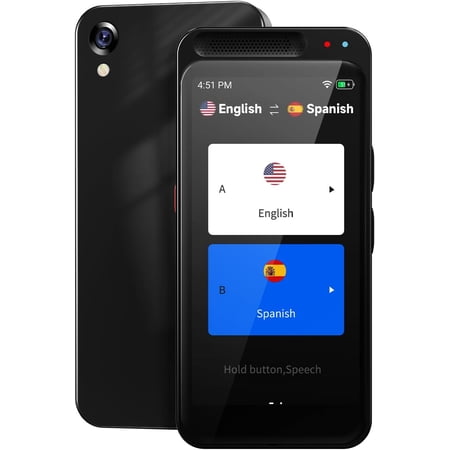 Language Translator Device No WiFi Needed, 150+ Languages Translation in Real Time for Voice/Text/Photo/Offline, Upgraded AI Translator Support ChatGPT, HD Touch Screen for Business Learning Travel
